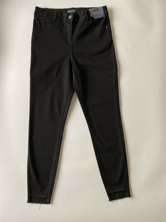 Papaya APRIL Super Skinny Jeans Available in L29", L31" Size 12 Black