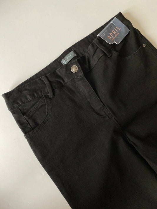 Papaya APRIL Super Skinny Jeans Available in L29", L31" Size 12 Black