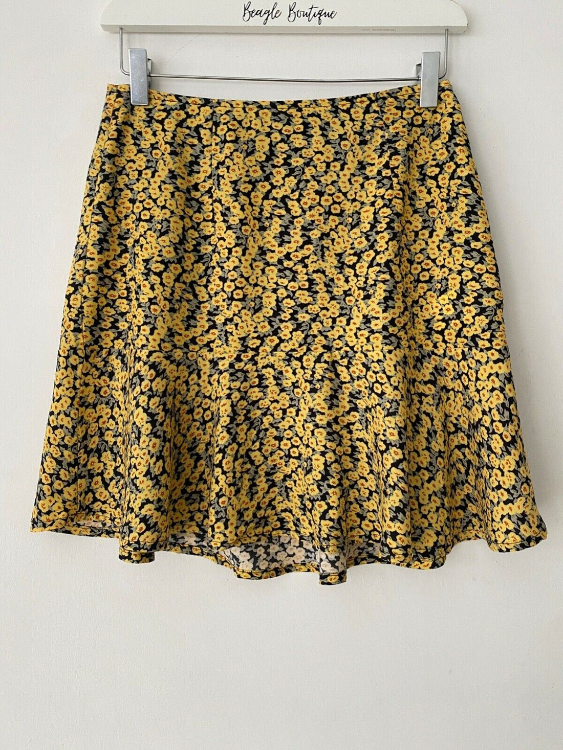 Motel Gaelle Mini Skirt Nloom Yellow Size S 10 - Beagle Boutique Fashion Outlet