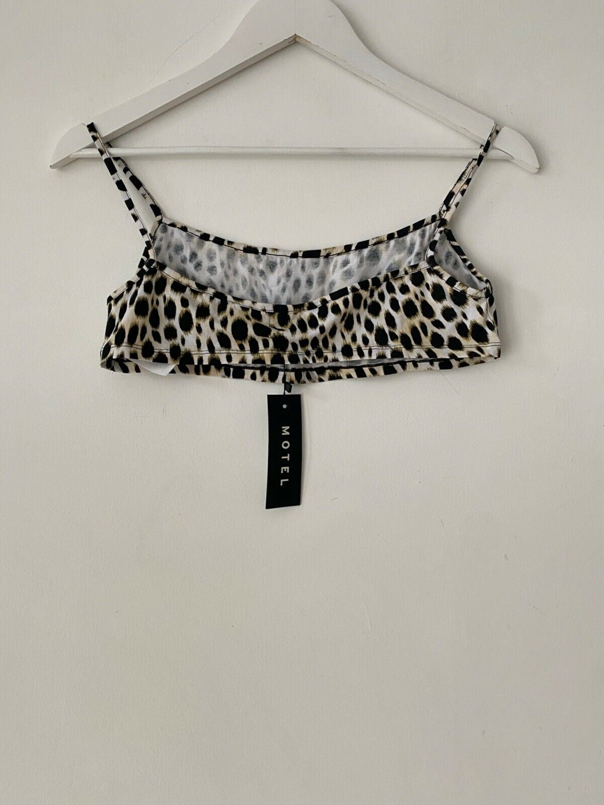 MOTEL Micro Top Cheetah Size M 12 UK - Beagle Boutique Fashion Outlet