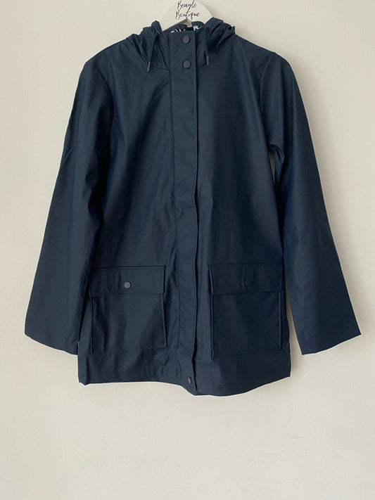 Dorothy Perkins Darcy Drape Detail Raincoat Navy Sizes 10, 14