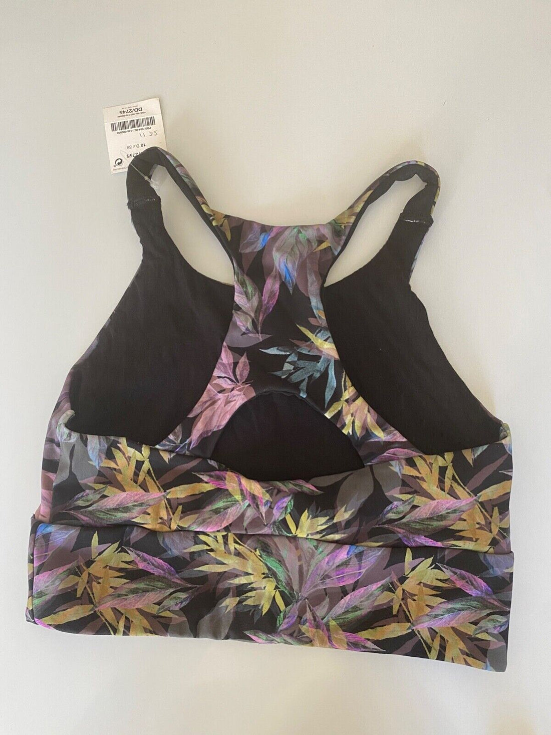 Next NX Sport Crop Top Size 10 Floral - BB Fashion Outlet