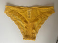 Next Lingerie Lace Mesh Briefs The Brazilian Knickers 6, 10, 12 White or Yellow - BB Fashion Outlet