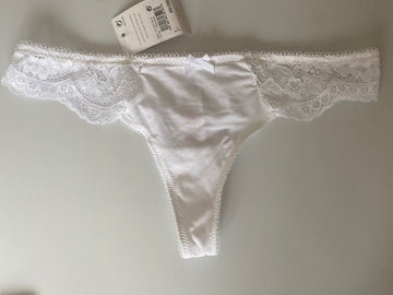 Next Lingerie White Thong Briefs 6, 8 - BB Fashion Outlet