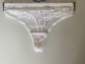 Next Lingerie White Thong Briefs 6, 8 - BB Fashion Outlet