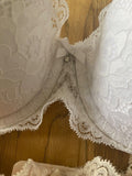 NEXT Lingerie Phoebe 2 Pack Lace Padded Bra's White and Beige 30D - BB Fashion Outlet