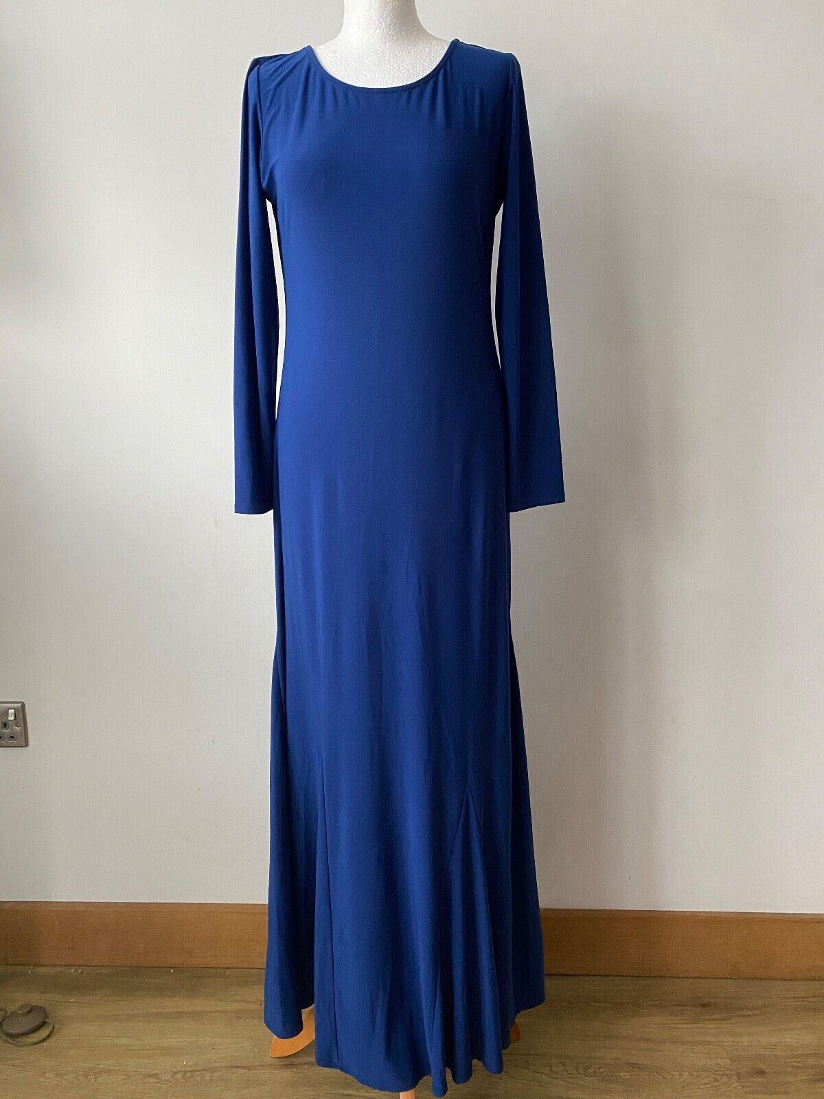 Attitudes by Renee Dress Maxi 3/4 Sleeves Sizes:  S, M, L, XL Blk, Blue, Yellow