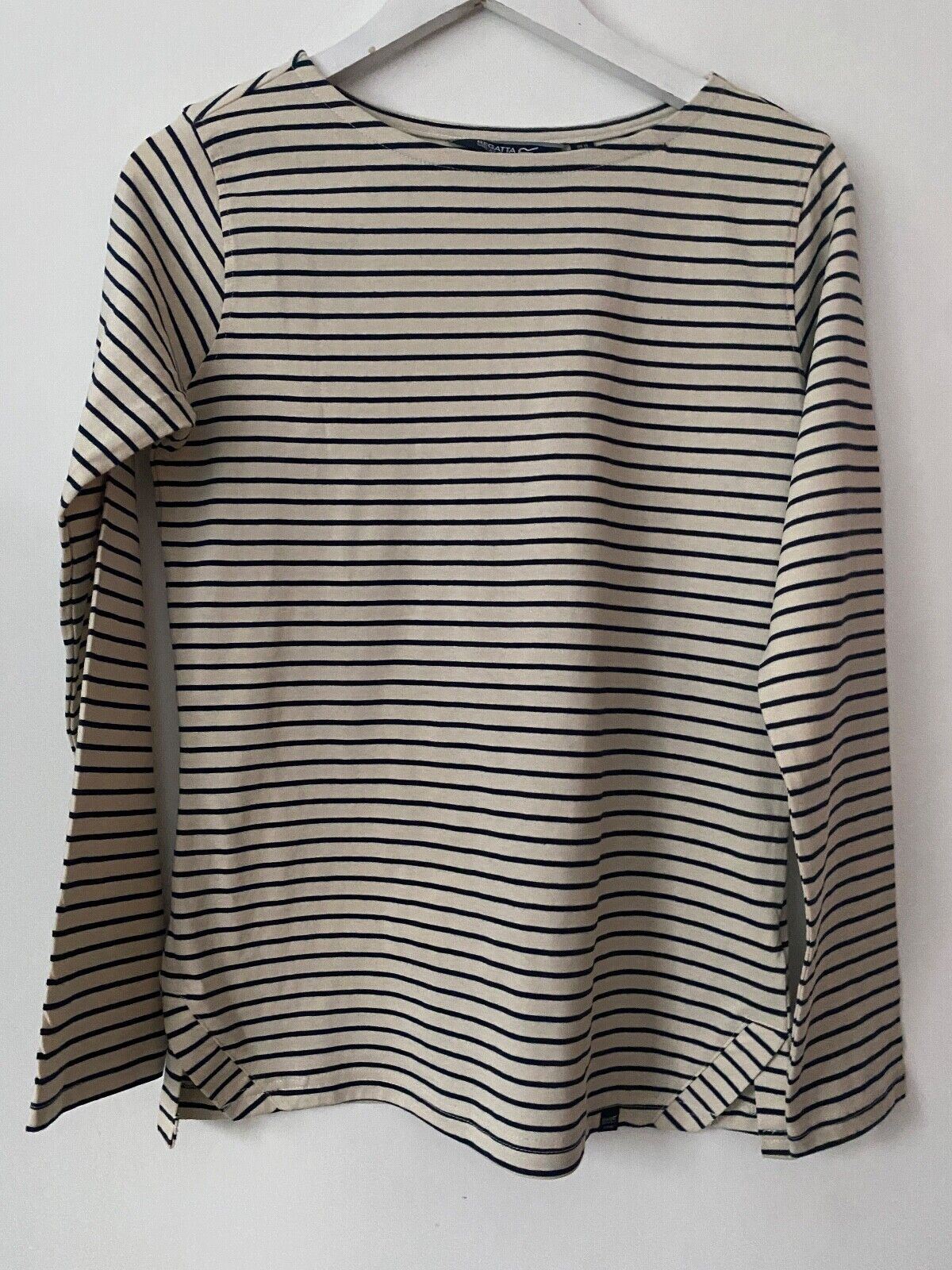 Regatta Femanda Striped Long Sleeve T-Shirt 8, 10, 12