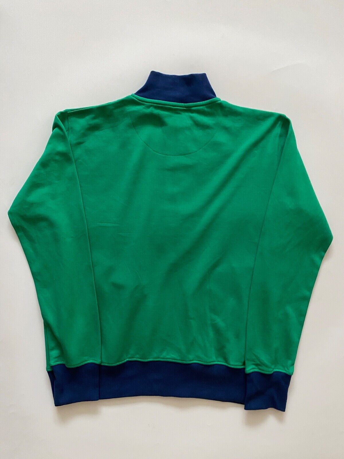 Mens Green Jersey Zip M, XL, 5XL - BB Fashion Outlet