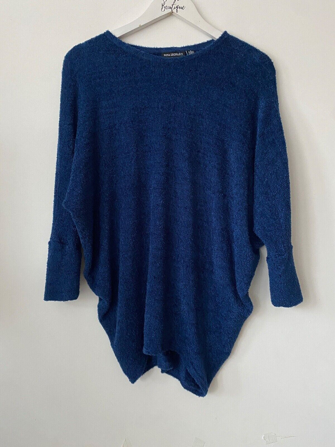 Nina Leonard Dolman Fluffy Top Size S - BB Fashion Outlet