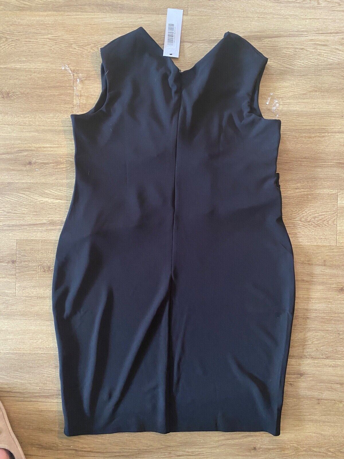 Goddiva Plus Black Bodycon Dress Sizes 24, 26