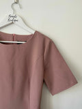 PRETTYLITTLETHING Pink Peplum Top Size 8 - BB Fashion Outlet