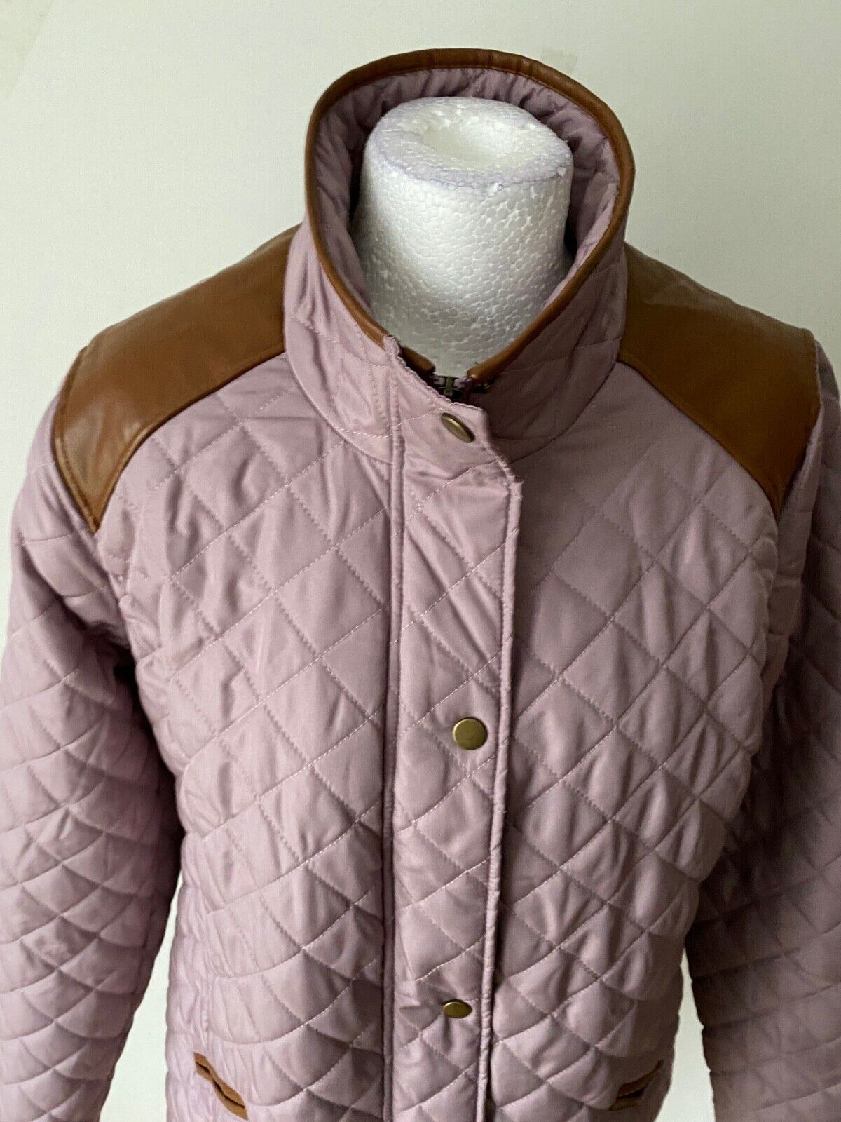 Julipa Quilted Coat Size 14 Light Purple